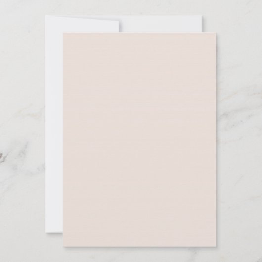 Minimalistisch Bat Mitzvah Kaart (Achterkant)