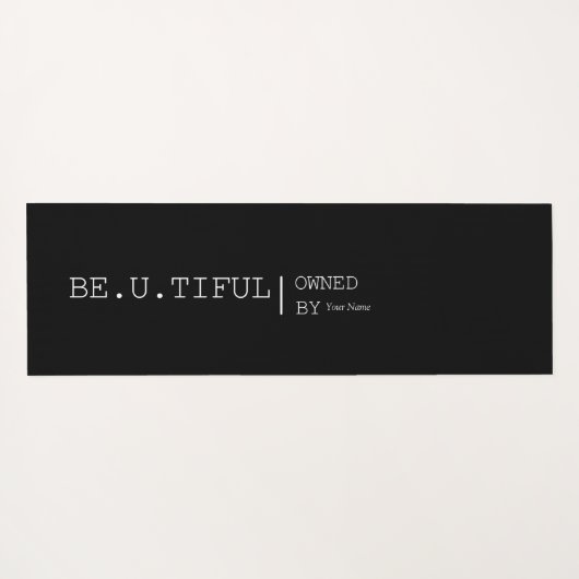 minimalistisch BE.U.ST. Yogamat (Achterkant (horizontaal))