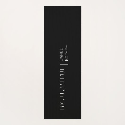 minimalistisch BE.U.ST. Yogamat (Achterkant)