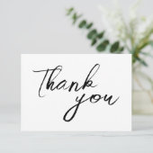 Minimalistisch bedankt (Staand voorkant)