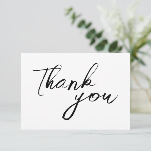 Minimalistisch bedankt (Staand voorkant)