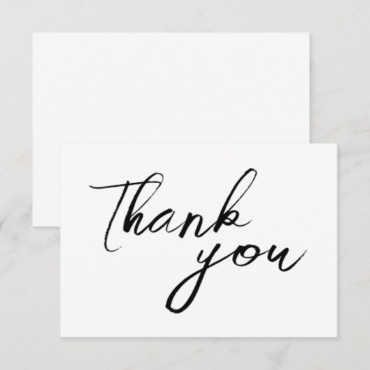 Minimalistisch bedankt (Voorkant / Achterkant)