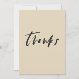  minimalistisch bedankt