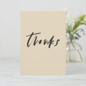 minimalistisch bedankt (Staand voorkant)