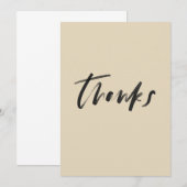 minimalistisch bedankt (Voorkant / Achterkant)