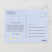Minimalistisch bedankt dat je Koe over de maan hee Briefkaart (Achterkant)