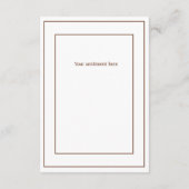 Minimalistisch bedankt voor veel Baby shower (Achterkant)