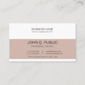 Minimalistisch Bedrijf Elegante Harmonische Kleure Visitekaartje (Voorkant)