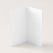 Minimalistisch bedrijf Logo gevouwen Visitekaartje (Binnen)