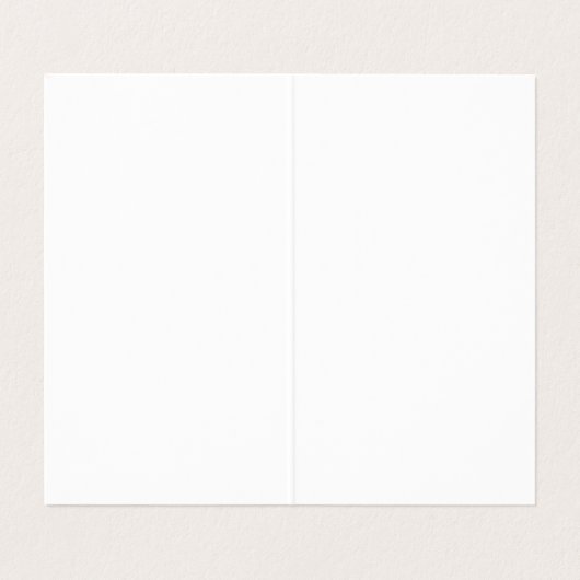 Minimalistisch bedrijf Logo gevouwen Visitekaartje (Binnenkant ongevouwen)