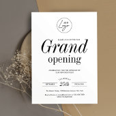 Minimalistisch bedrijf Logo Simple Chique Grand Op Kaart