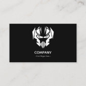 Minimalistisch bedrijf Logo wit en zwart Visitekaartje (Voorkant)