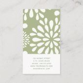 Minimalistisch bedrijf visitekaartje (Achterkant)