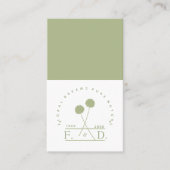 Minimalistisch bedrijf visitekaartje (Voorkant)