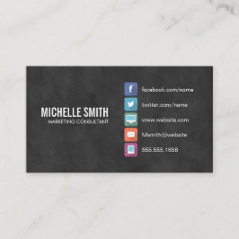 minimalistisch bedrijf visitekaartje