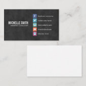 minimalistisch bedrijf visitekaartje (Voorkant / Achterkant)