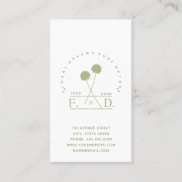 Minimalistisch bedrijf visitekaartje