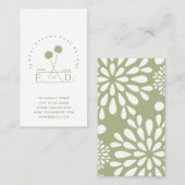 Minimalistisch bedrijf visitekaartje (Voorkant / Achterkant)