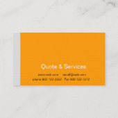 minimalistisch bedrijf voor online afdrukken 4 visitekaartje (Achterkant)