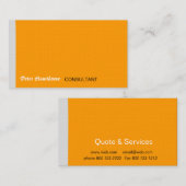 minimalistisch bedrijf voor online afdrukken 4 visitekaartje (Voorkant / Achterkant)