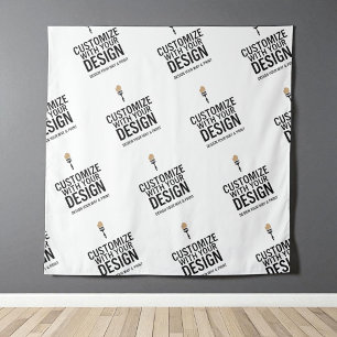 Minimalistisch Bedrijfs Merk Gebruikt Op Maat Gema Wandkleed