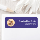 Minimalistisch bedrijfsadres Sjabloon retouradres Etiket (Insitu)