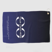 minimalistisch bedrijfsbedrijf voor logo golfhanddoek (Horizontaal)