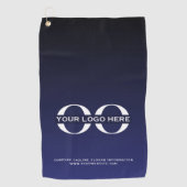 minimalistisch bedrijfsbedrijf voor logo golfhanddoek (Voorkant)