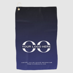 minimalistisch bedrijfsbedrijf voor logo golfhanddoek