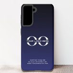 minimalistisch bedrijfsbedrijf voor logo samsung galaxy hoesje<br><div class="desc">Een eenvoudige sjabloon van de douane navy blauw zaken in een moderne minimalistische stijl die gemakkelijk met uw bedrijfstekst en logo kan worden bijgewerkt. Ontworpen met een horizontaal afbeelding van de banner van de logo (2560 x 1440 px), kunt u aanpassen door de tekst en het afbeelding te veranderen gebruikend...</div>