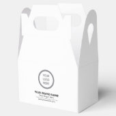 Minimalistisch bedrijfsevenement met aangepaste Lo Bedankdoosjes (Geopend)