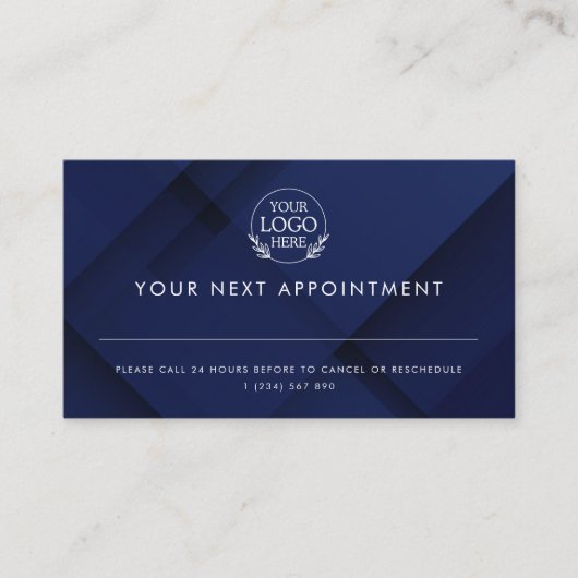 Minimalistisch bedrijfsontwerp met aangepast logo  afsprakenkaartje (Voorkant)
