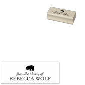 Minimalistisch Beer uit de Bibliotheek van het Boe Rubberstempel (Gestempeld)