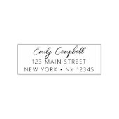 Minimalistisch beheerdersadres minimalistisch mode zelfinktende stempel (Design)