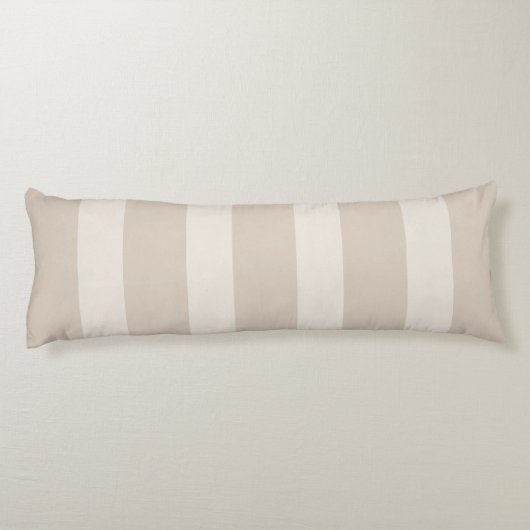Minimalistisch beige body Pillow Lichaamskussen (Achterkant)