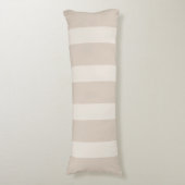 Minimalistisch beige body Pillow Lichaamskussen (Voorkant Verticaal)