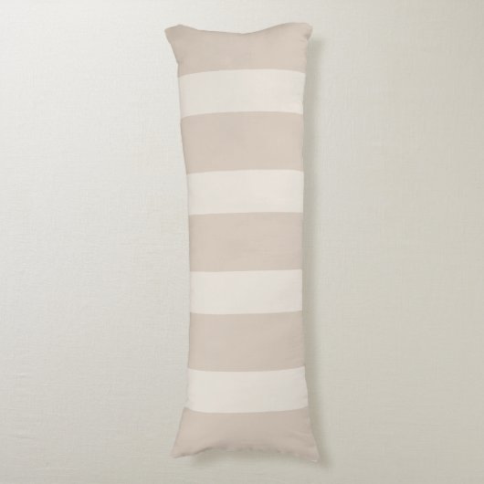 Minimalistisch beige body Pillow Lichaamskussen (Voorkant Verticaal)