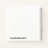 Minimalistisch beige Notitieboek - geometrisch Not (Achterkant)