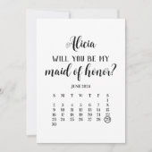 Minimalistisch ben Mijn Maid-Maid van het voorstel Kaart (Voorkant)