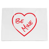 Minimalistisch ben Mijngeïndividualiseerd Rood & W Groot Cadeauzakje (Voorkant)