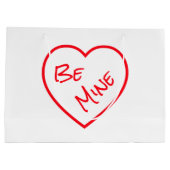 Minimalistisch ben Mijngeïndividualiseerd Rood & W Groot Cadeauzakje (Achterkant)