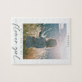 Minimalistisch Bent u mijn Bloemenmeisje Photo Chi Legpuzzel (Horizontaal)