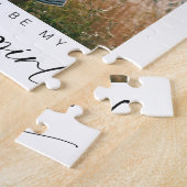 Minimalistisch Bent u mijn Bloemenmeisje Photo Chi Legpuzzel (Zijkant)