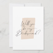 Minimalistisch Bent u mijn Kaart voor het voorstel (Voorkant)