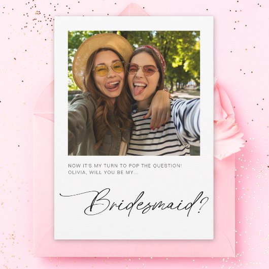 Minimalistisch Bent u mijn Kaart voor het voorstel