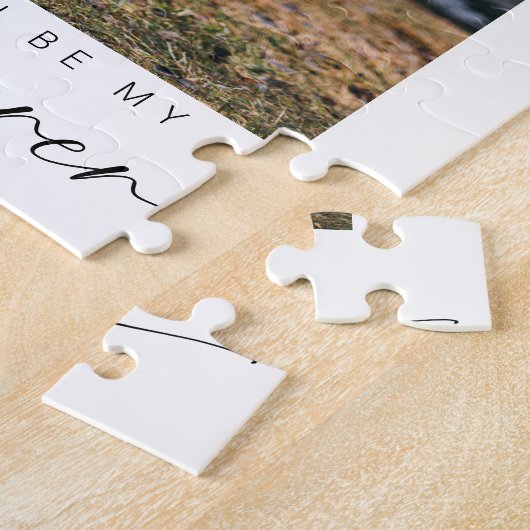 Minimalistisch Bent u mijn Ring Bearer Foto Chic I Legpuzzel (Zijkant)