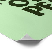 Minimalistisch berglandschap - Motivatie wandelen Poster (Hoek)