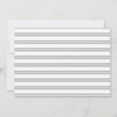 Minimalistisch bericht over de Baby van het witte  Aankondiging (Achterkant)