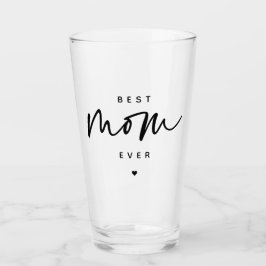 Minimalistisch Best Mam ooit elegant Script Typogr Glas