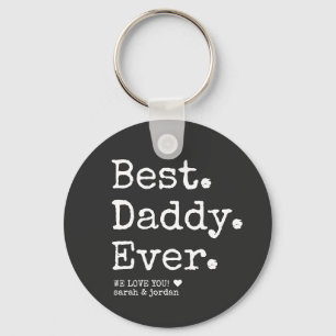 Minimalistisch  beste papa ooit Vaderdag Sleutelhanger